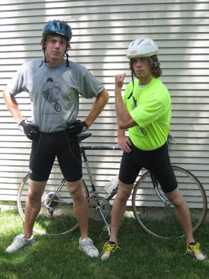 A Couple of Hardcore Bikers